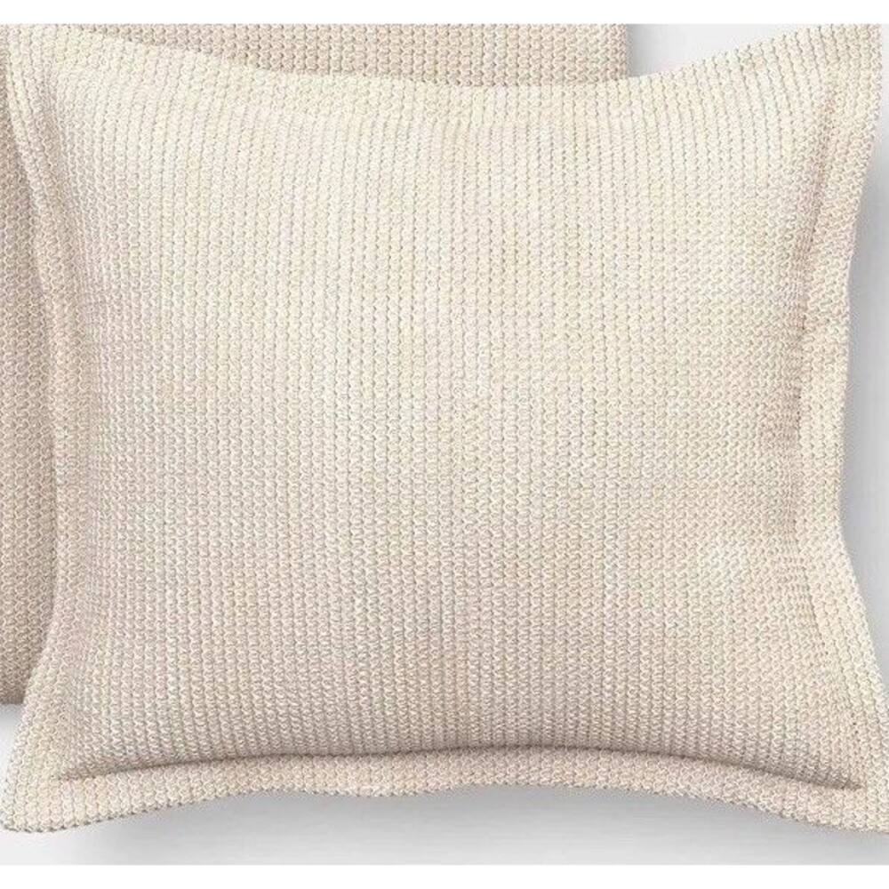 Threshold Faux Natural Knit Deep Seat Back Cushion Only Neutral New